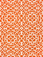 Scalamandre SC 000416559 PERSIMMON ANSHUN LATTICE Fabric - Eade's Wallpaper