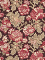 Scalamandre SC 000416593 MULBERRY CANTERBURY LINEN PRINT Fabric - Eade's Wallpaper
