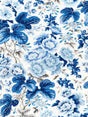 Scalamandre SC 000416595 PORCELAIN HIGHGROVE LINEN PRINT Fabric - Eade's Wallpaper