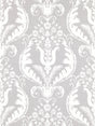 Scalamandre SC 000416597 FRENCH GREY PRIMAVERA LINEN PRINT Fabric - Eade's Wallpaper