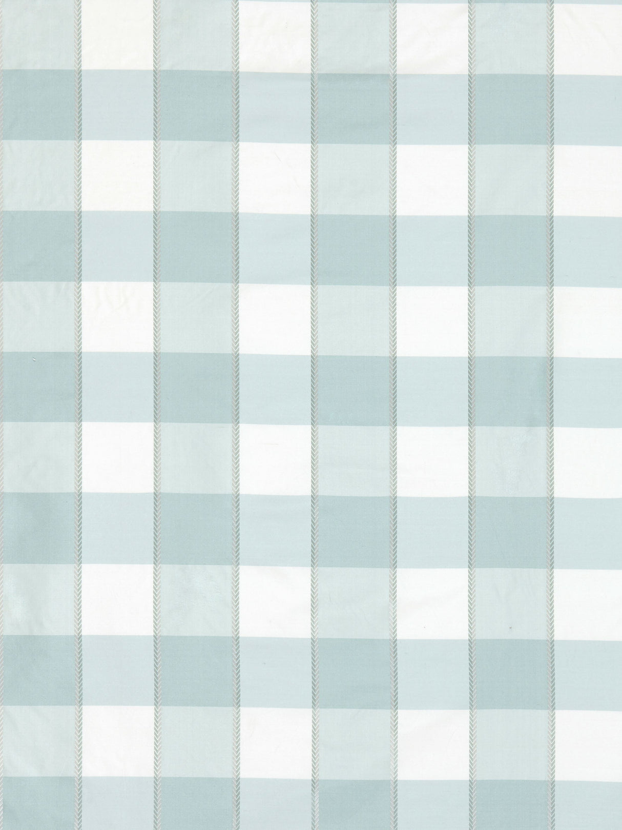 Scalamandre SC 000427024 AQUAMARINE CHELSEA CHECK Fabric - Eade's Wallpaper