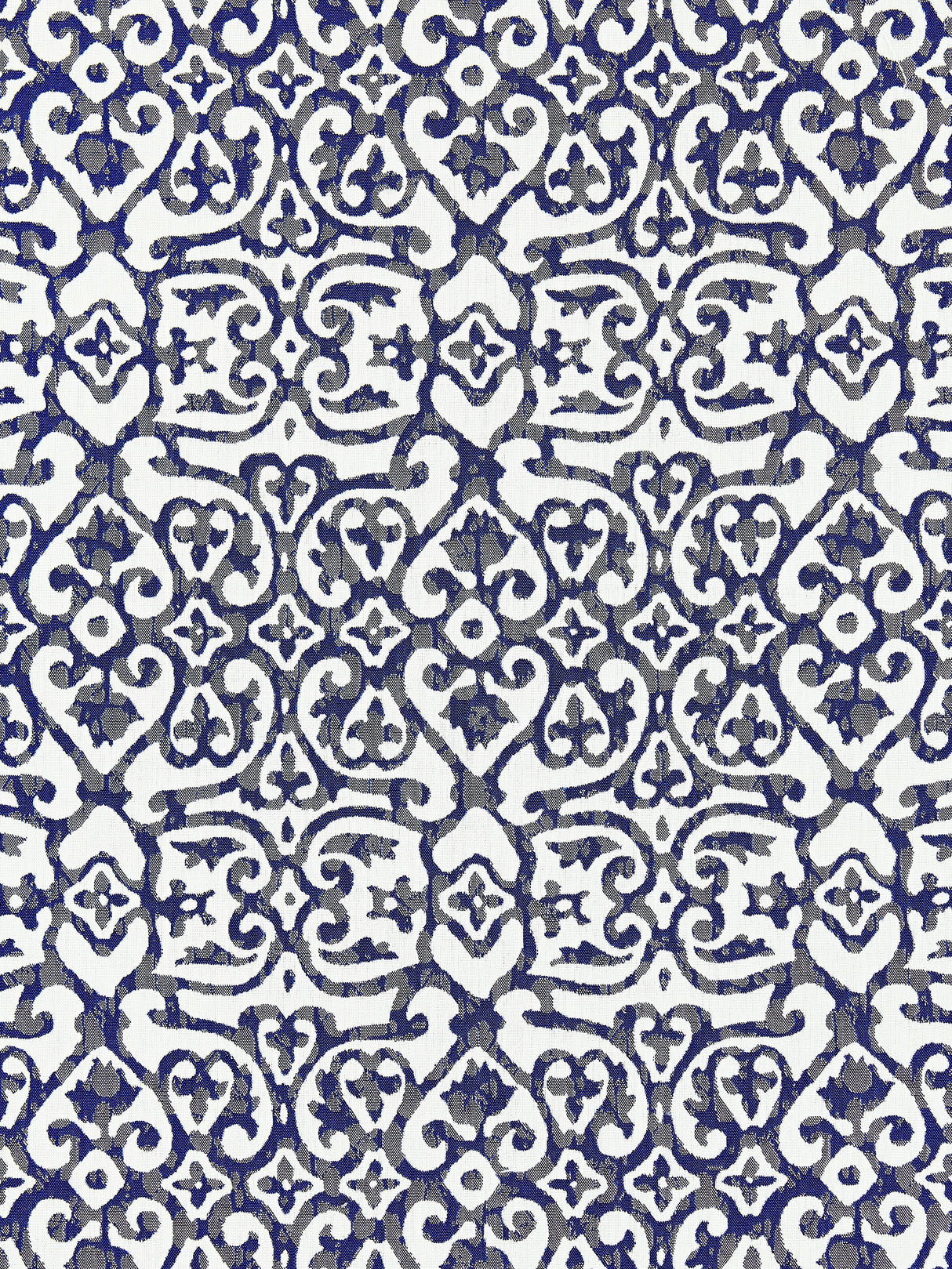 Scalamandre SC 000427057 INDIGO KEDIRI Fabric - Eade's Wallpaper