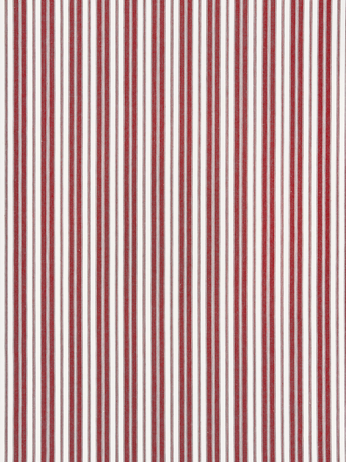 Scalamandre SC 000427115 CURRANT DEVON TICKING STRIPE Fabric - Eade's Wallpaper