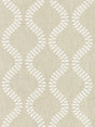 Scalamandre SC 000427127 FLAX FOGLIA EMBROIDERY Fabric - Eade's Wallpaper