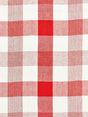Scalamandre SC 000427135 CORAL WESTPORT LINEN PLAID Fabric - Eade's Wallpaper