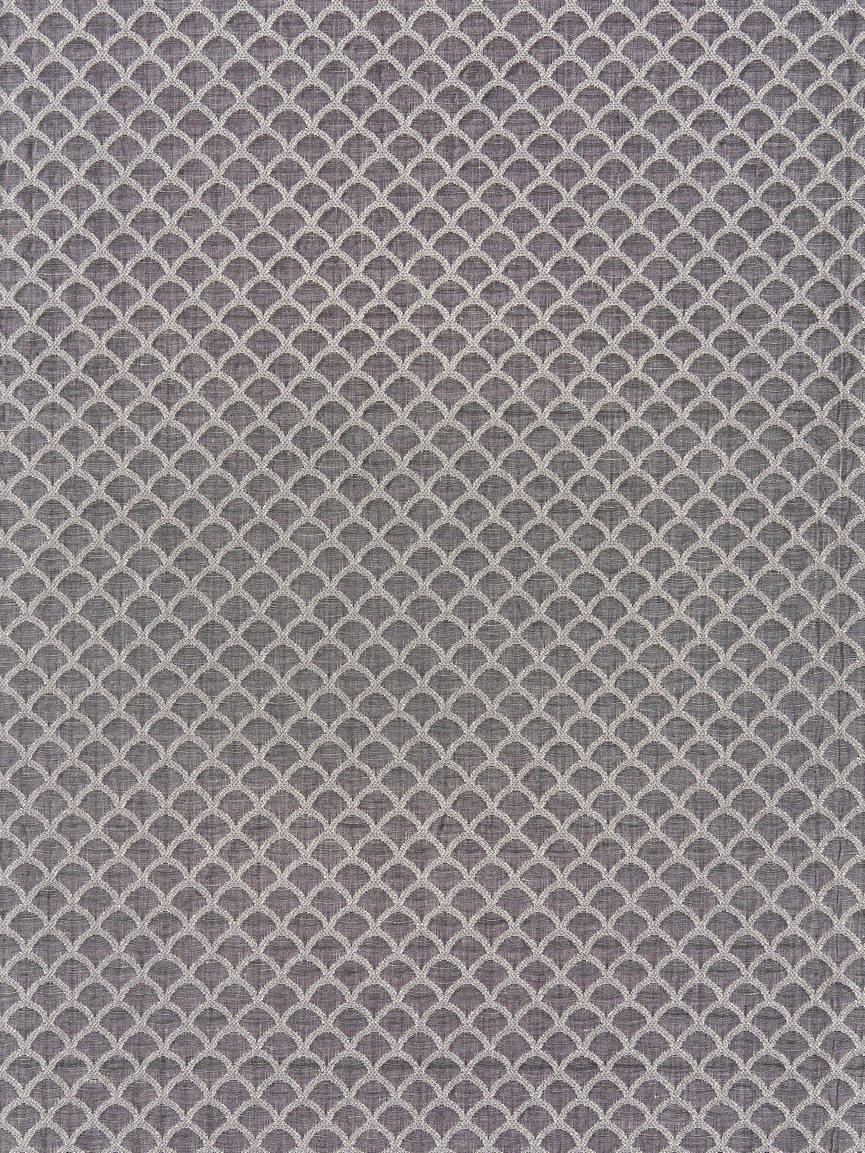 Scalamandre SC 000427137 SMOKE SCALLOP WEAVE Fabric - Eade's Wallpaper