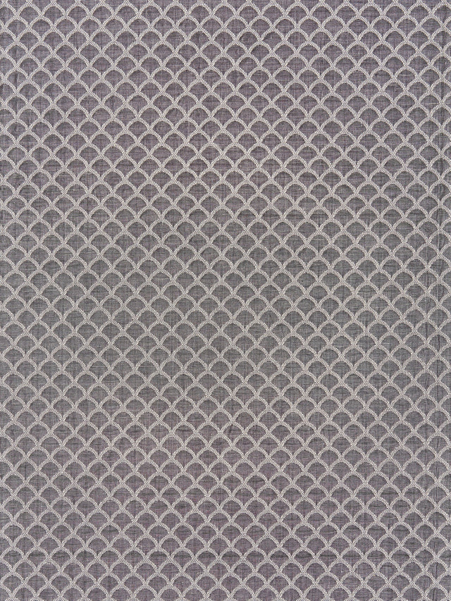 Scalamandre SC 000427137 SMOKE SCALLOP WEAVE Fabric - Eade's Wallpaper
