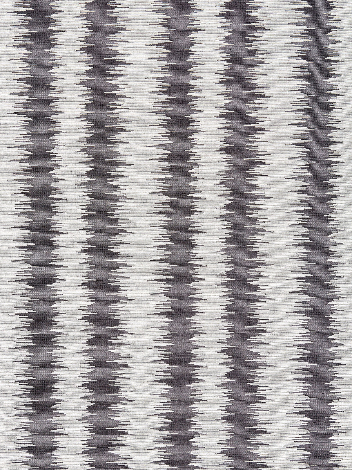 Scalamandre SC 000427138 GRAPHITE KONYA IKAT STRIPE Fabric - Eade's Wallpaper
