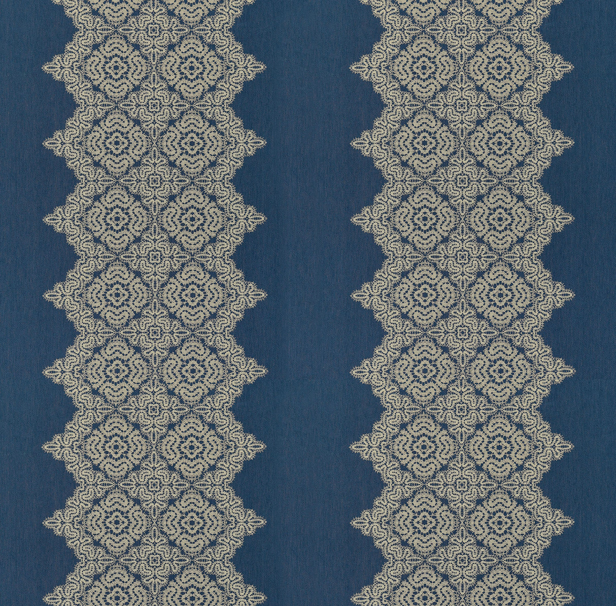 Scalamandre SC 000427168 INDIGO JOSEPHINE Fabric - Eade's Wallpaper