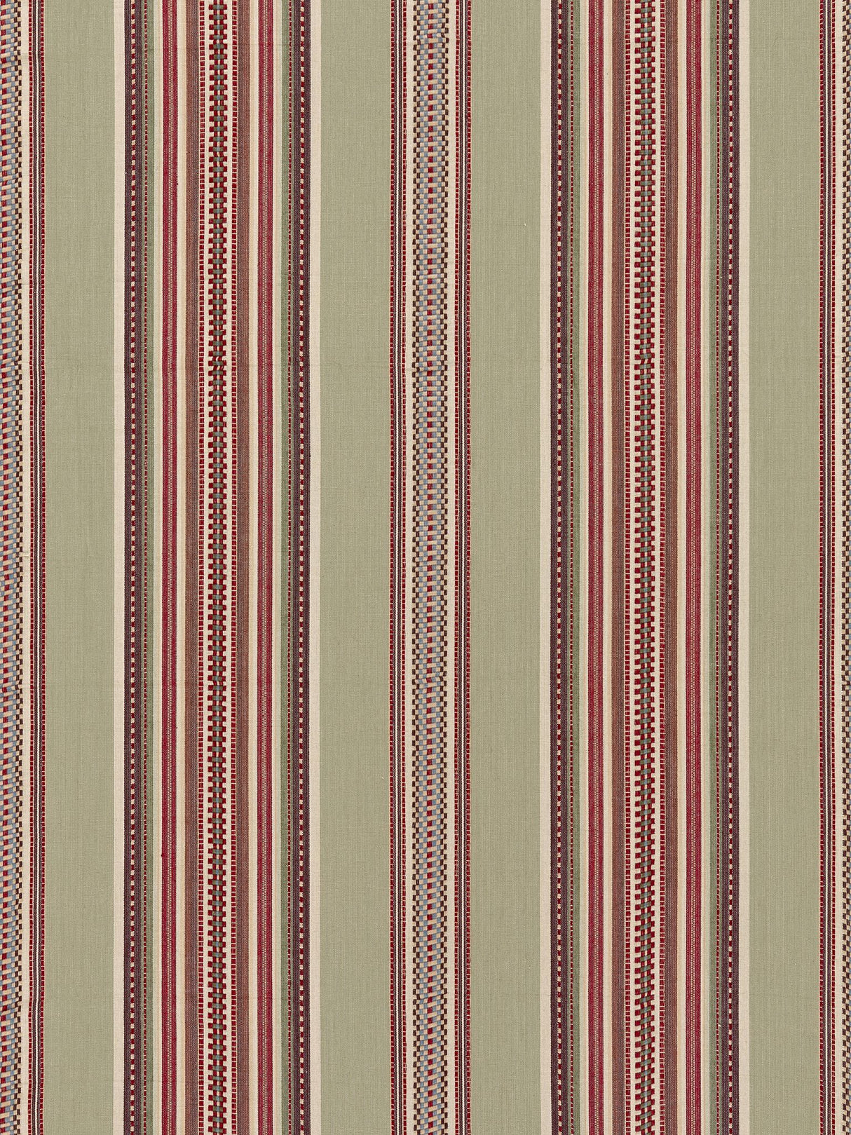 Scalamandre SC 000427180 SANDALWOOD CYRUS COTTON STRIPE Fabric - Eade's Wallpaper