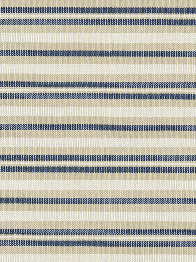 Scalamandre SC 000427188 INDIGO SANTORINI STRIPE Fabric - Eade's Wallpaper