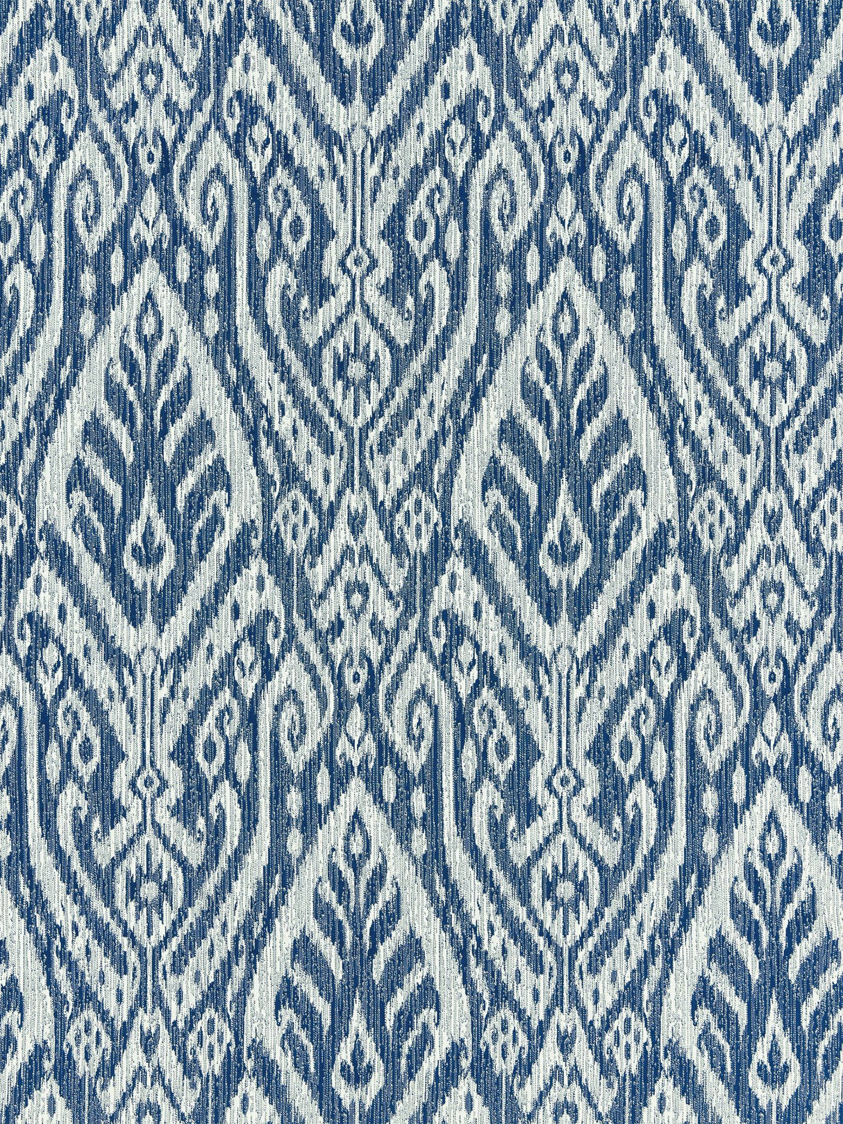 Scalamandre SC 000427196 INDIGO BORNEO IKAT Fabric - Eade's Wallpaper