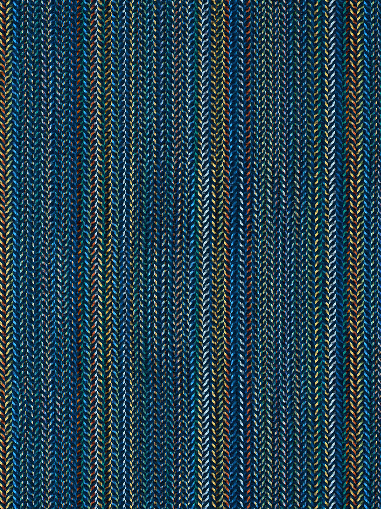 Scalamandre SC 000427254 COBALT ARROW STRIPE Fabric - Eade's Wallpaper