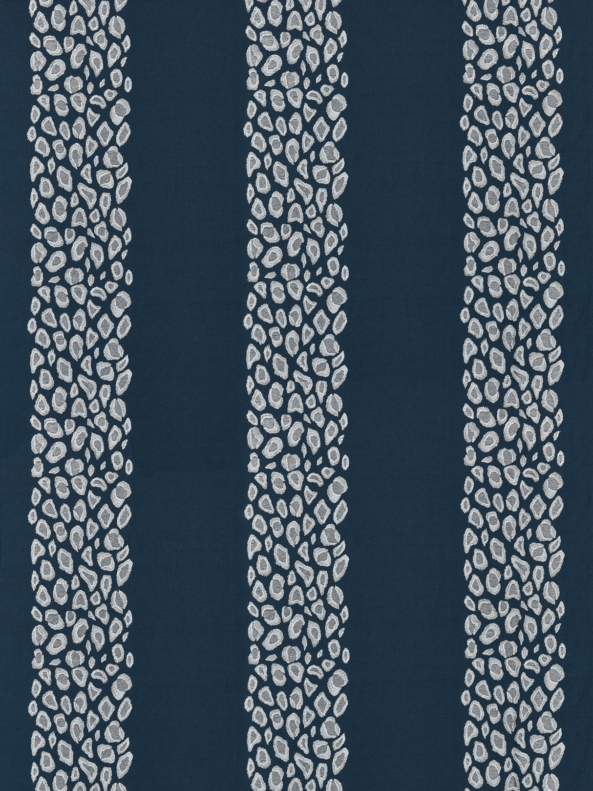 Scalamandre SC 000427255 MIDNIGHT CATWALK EMBROIDERY Fabric - Eade's Wallpaper