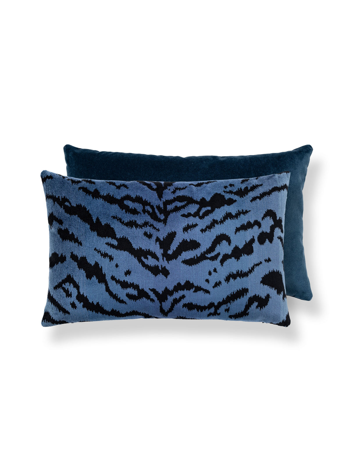 Scalamandre SC 0004MBDK26167 TIGRE/VELVET LUMBAR PILLOW - Pi