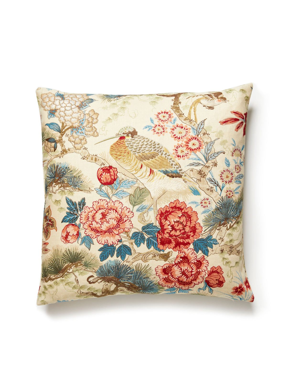 Scalamandre SC 0004SDDK16601 SHENYANG LINEN PRINT PILLOW - P