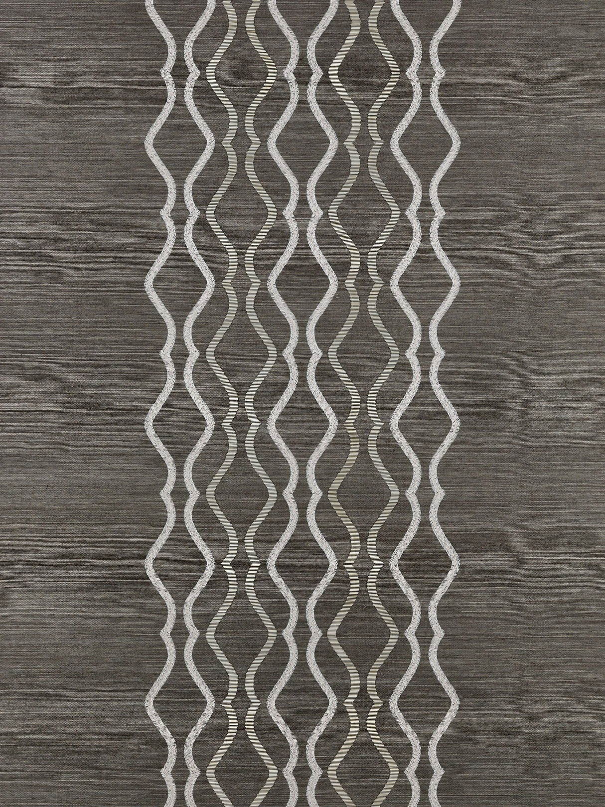 Scalamandre SC 0004WP88447 STERLING VALENTINA EMBELLISHED SISAL WALLPAPER - Eade's Wallpaper