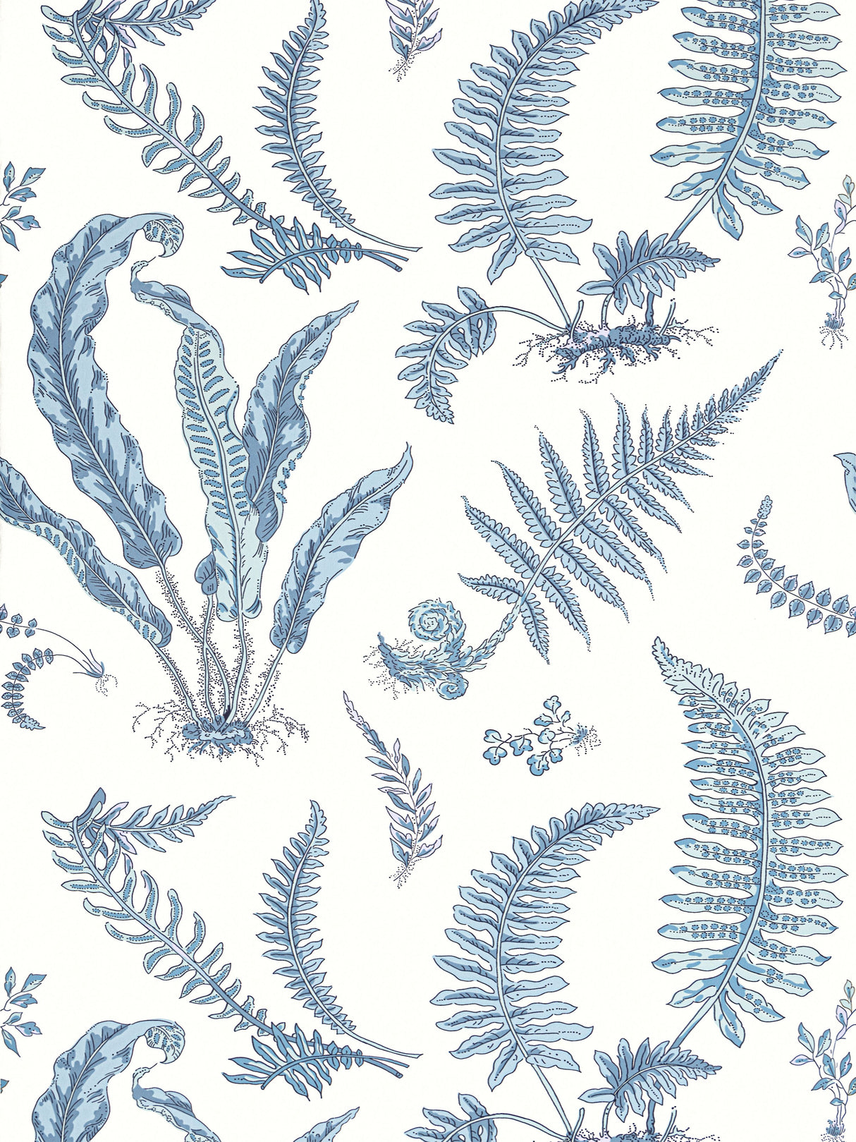 Scalamandre SC 0004WP88592D ULTRAMARINE ELSIE DE WOLFE WALLPAPER - Eade's Wallpaper