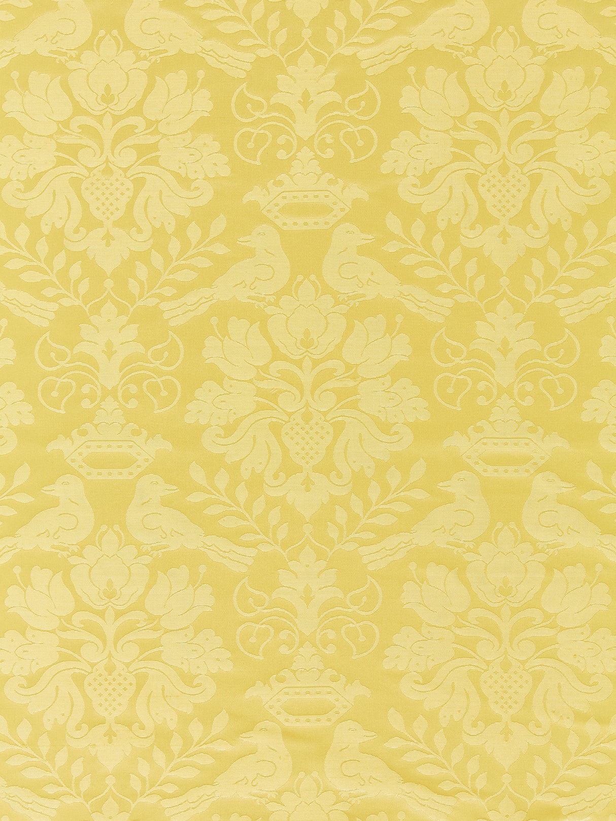 Scalamandre SC 00051098MM BUTTERSCOTCH LOVE BIRD Fabric - Eade's Wallpaper