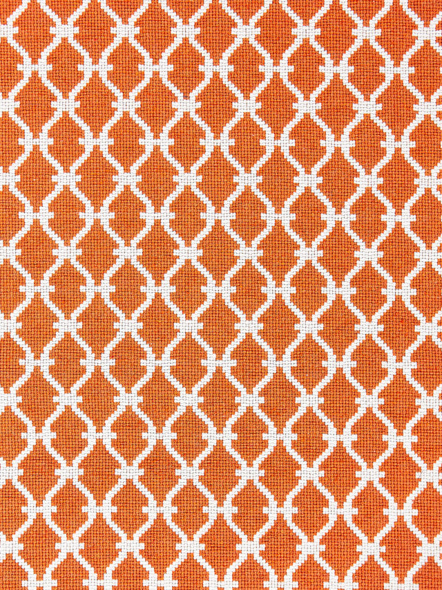 Scalamandre SC 000527009 MANDARIN TRELLIS WEAVE Fabric - Eade's Wallpaper