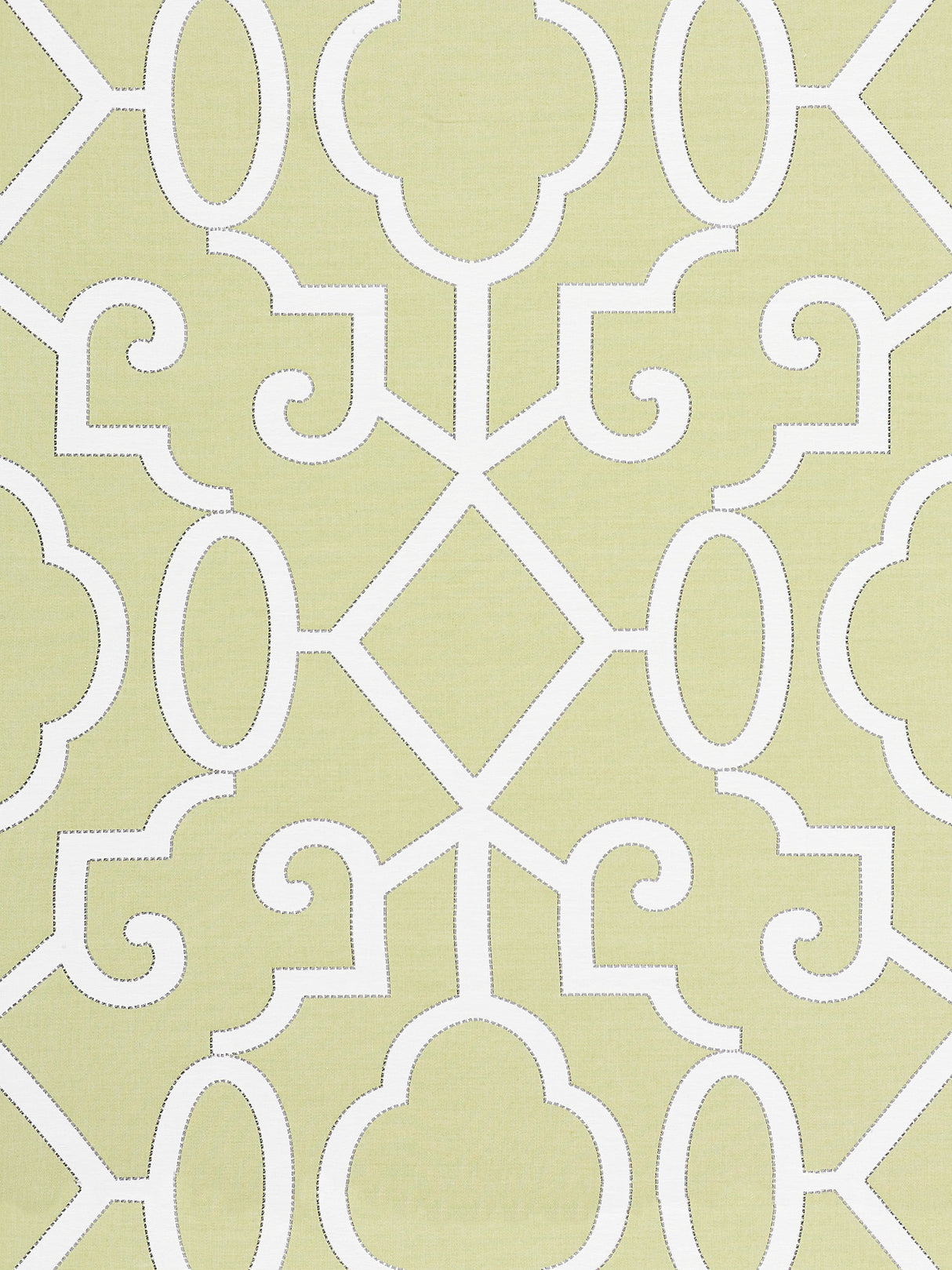 Scalamandre SC 000527012 PEAR MING FRETWORK Fabric - Eade's Wallpaper