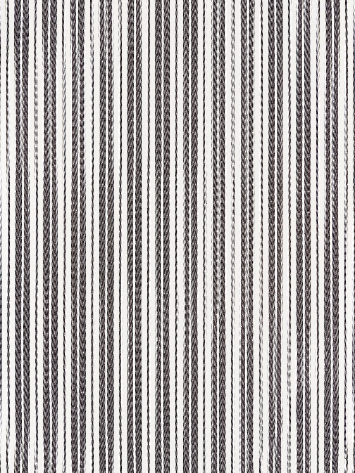 Scalamandre SC 000527115 CHARCOAL DEVON TICKING STRIPE Fabric - Eade's Wallpaper