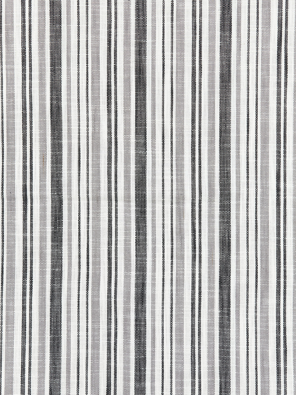 Scalamandre SC 000527116 CHARCOAL PEMBROKE STRIPE Fabric - Eade's Wallpaper