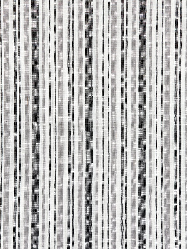 Scalamandre SC 000527116 CHARCOAL PEMBROKE STRIPE Fabric - Eade's Wallpaper