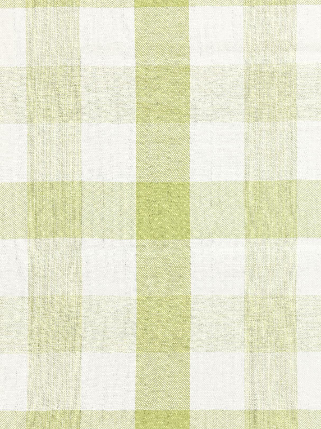 Scalamandre SC 000527135 GREEN TEA WESTPORT LINEN PLAID Fabric - Eade's Wallpaper