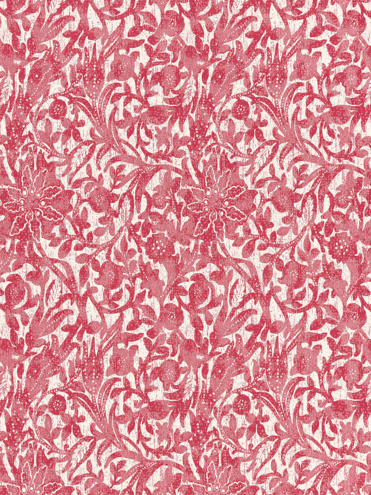 Scalamandre SC 000527195 HIBISCUS BALI FLORAL Fabric - Eade's Wallpaper