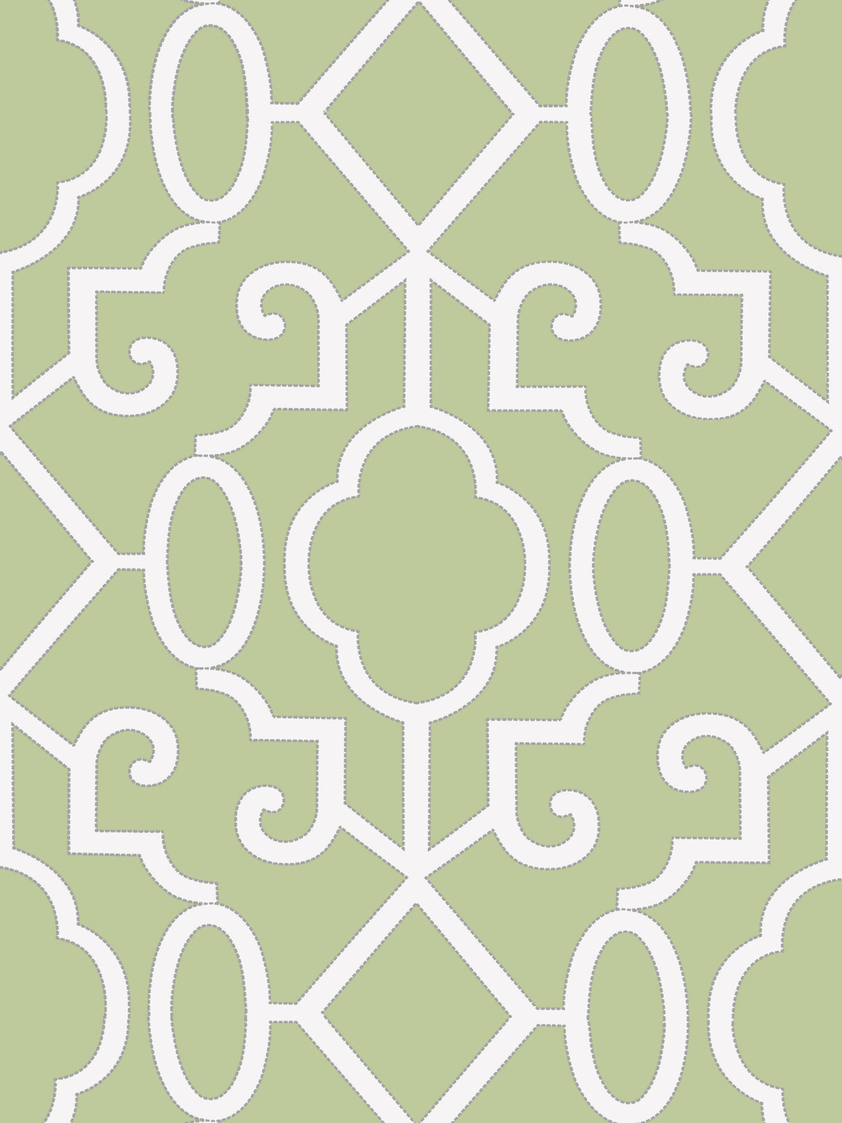 Scalamandre SC 0005WP88356 PEAR MING FRETWORK WALLPAPER - Eade's Wallpaper