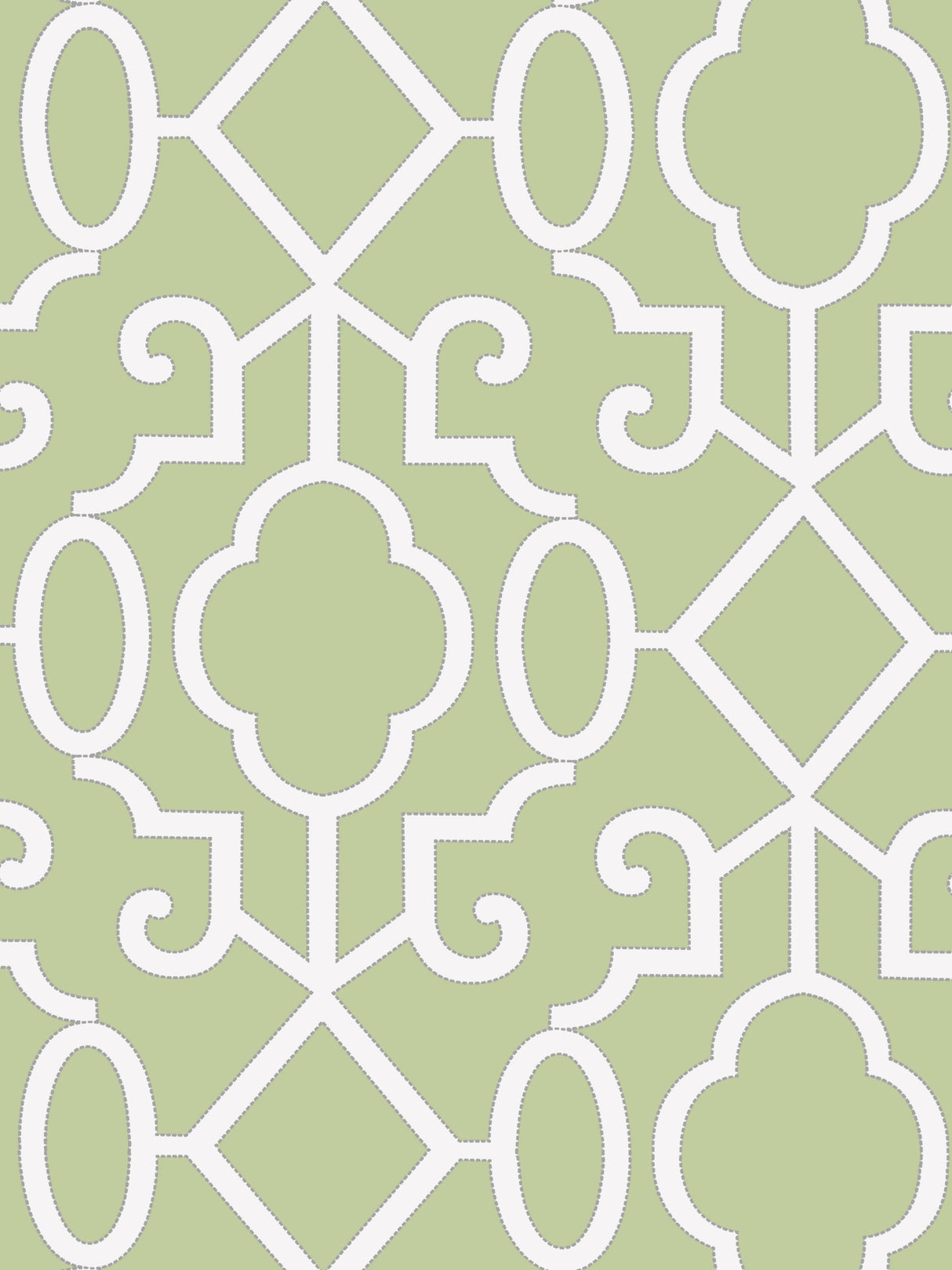 Scalamandre SC 0005WP88356 PEAR MING FRETWORK WALLPAPER - Eade's Wallpaper