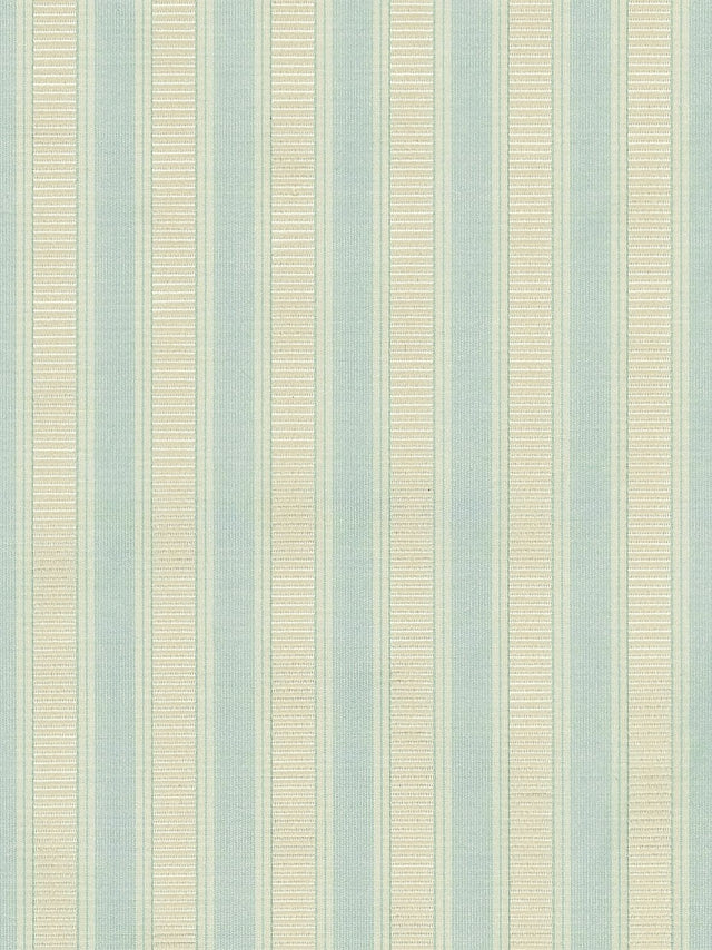Scalamandre SC 0006121M BLUE & GREY SHIRRED STRIPE Fabric - Eade's Wallpaper