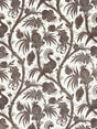 Scalamandre SC 000616575 JAVA BALINESE PEACOCK LINEN PRINT Fabric - Eade's Wallpaper