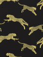 Scalamandre SC 000616634 BLACK MAGIC LEAPING CHEETAH COTTON PRINT Fabric - Eade's Wallpaper
