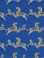 Scalamandre SC 000616641 DENIM ZEBRAS PETITE Fabric - Eade's Wallpaper