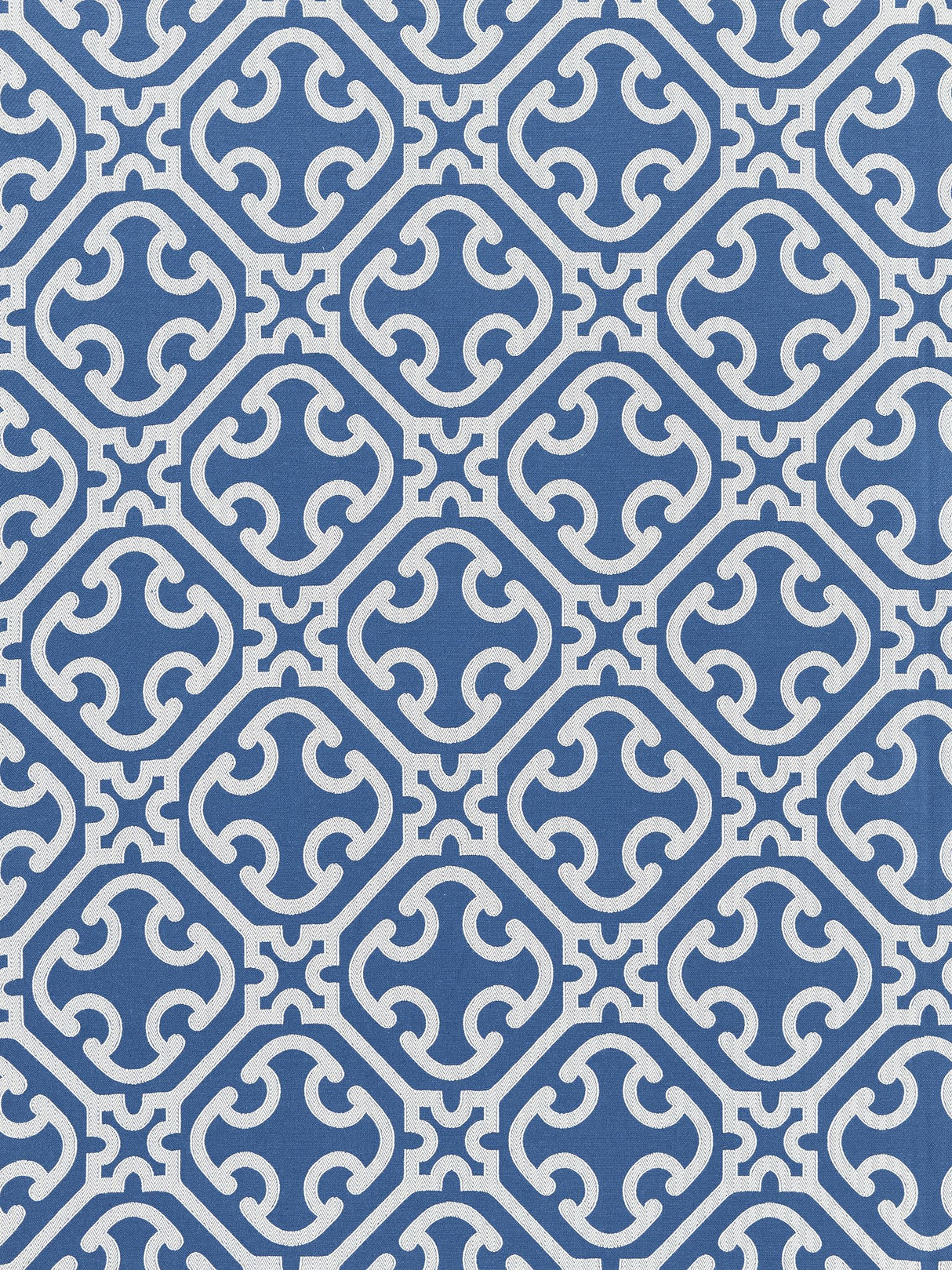 Scalamandre SC 000627214 PORCELAIN AILIN LATTICE WEAVE Fabric - Eade's Wallpaper