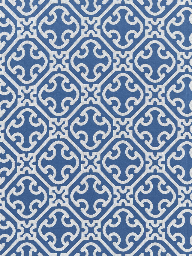 Scalamandre SC 000627214 PORCELAIN AILIN LATTICE WEAVE Fabric - Eade's Wallpaper