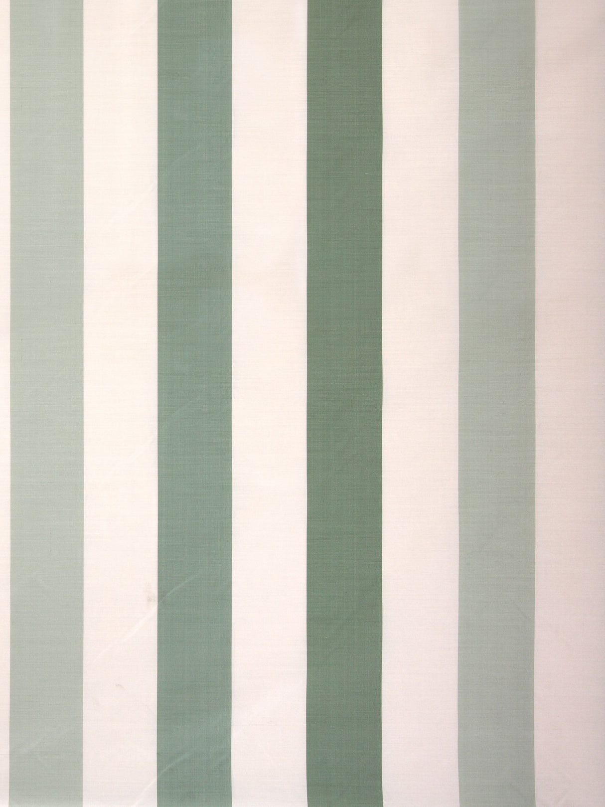 Scalamandre SC 000630100M GREEN & CREAM LA VALLIERE RAYURE Fabric - Eade's Wallpaper