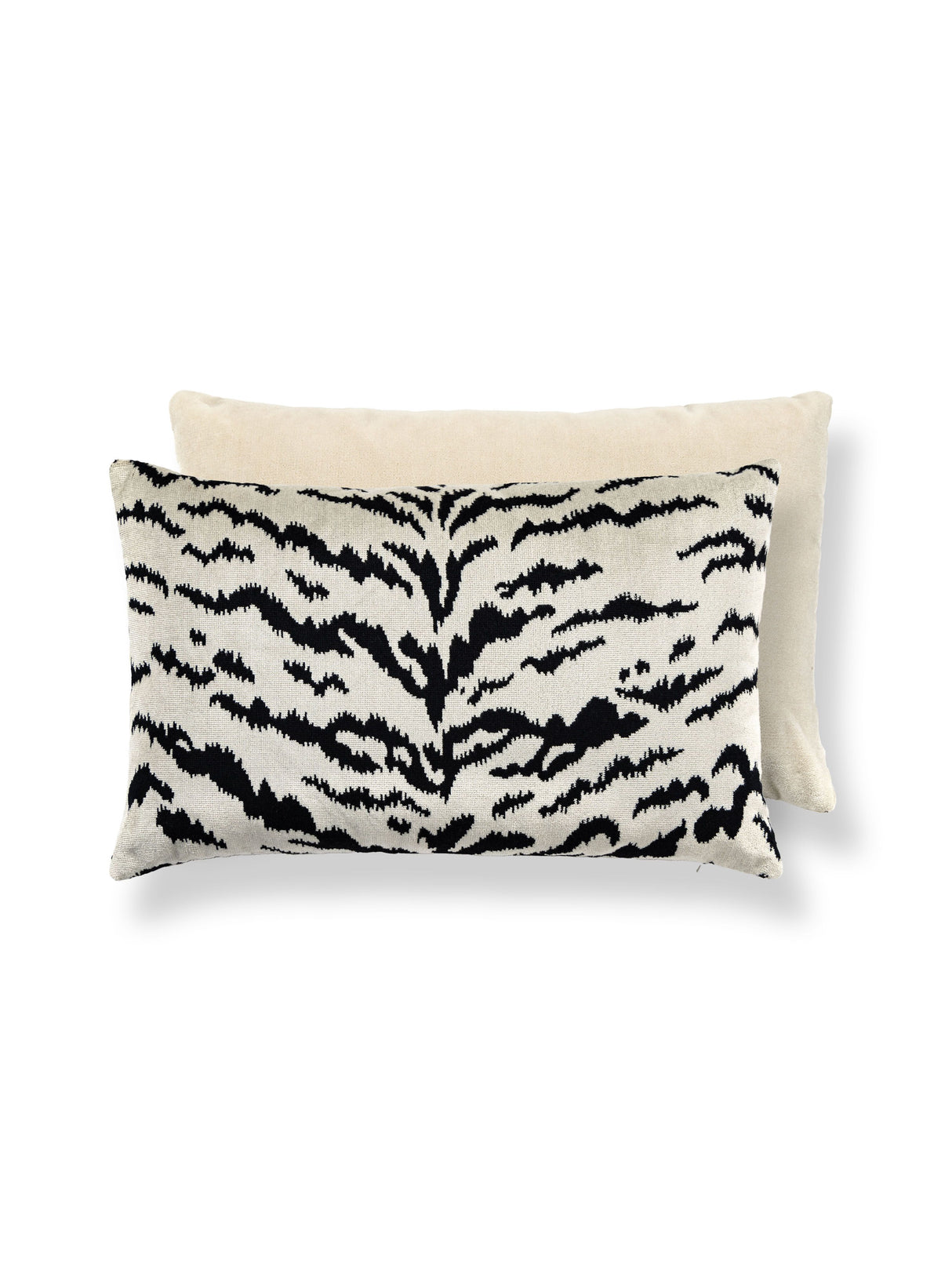 Scalamandre SC 0006MBDK26167 TIGRE/VELVET LUMBAR PILLOW - Pi