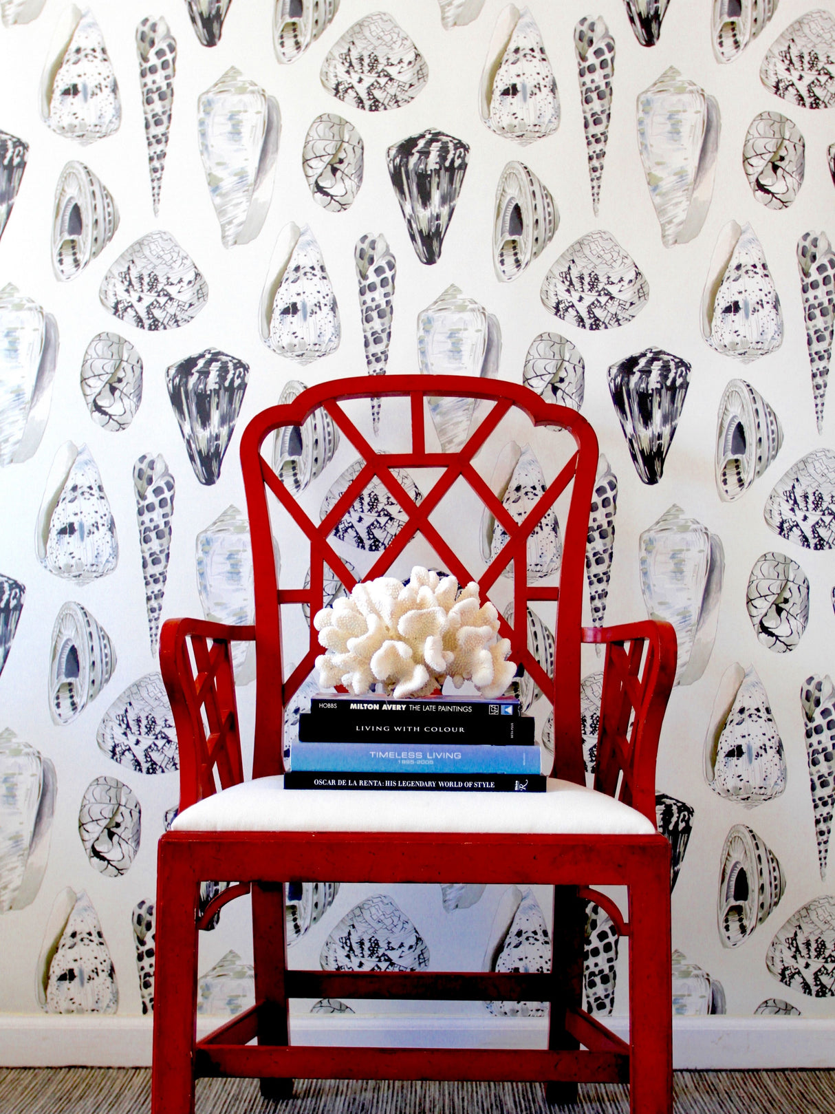 Scalamandre SC 0006WP88365 GRAPHITE COQUINA WALLPAPER - Eade's Wallpaper