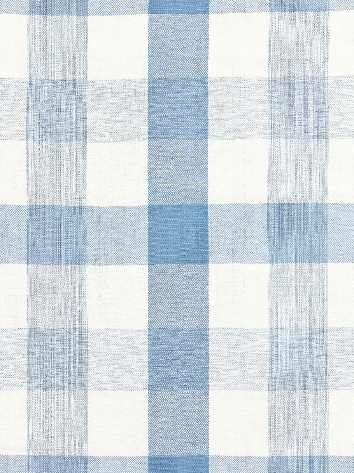 Scalamandre SC 000727135 SKY WESTPORT LINEN PLAID Fabric - Eade's Wallpaper