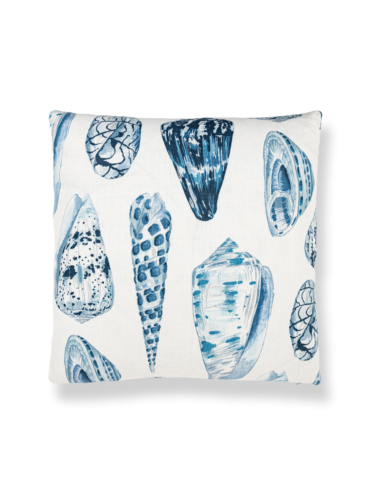 Scalamandre SC 0007COQUPILL COQUINA LINEN PRINT PILLOW - Pil