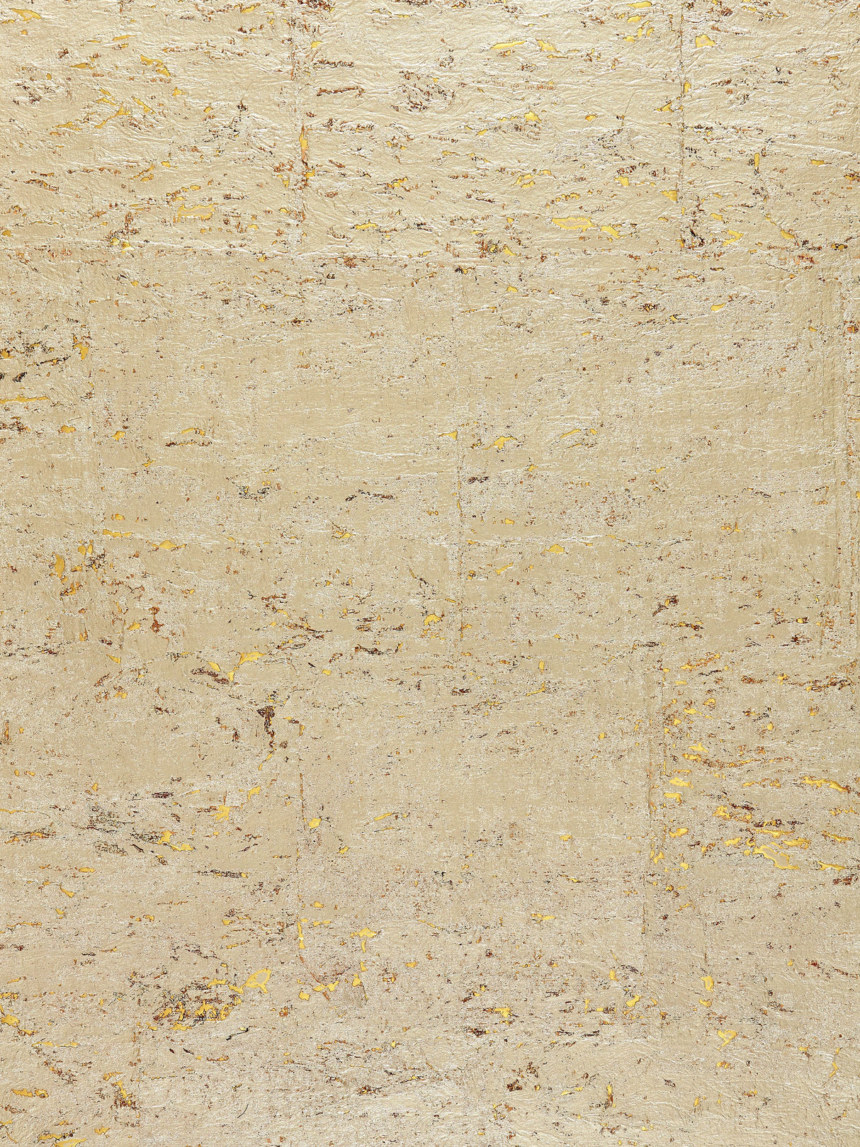 Scalamandre SC 0007WP88336 WHITE GOLD METAL CORK WALLPAPER - Eade's Wallpaper