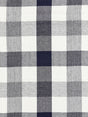 Scalamandre SC 000827135 NAVY WESTPORT LINEN PLAID Fabric - Eade's Wallpaper