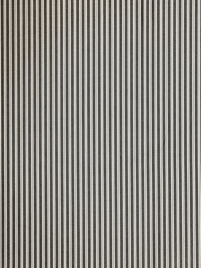 Scalamandre SC 000836395 EBONY KENT STRIPE Fabric - Eade's Wallpaper
