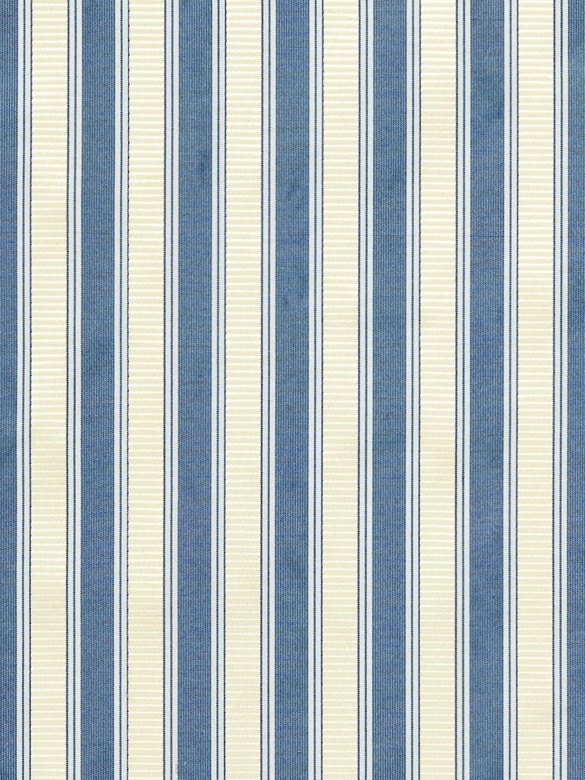 Scalamandre SC 0022121M LAPIS SHIRRED STRIPE Fabric - Eade's Wallpaper