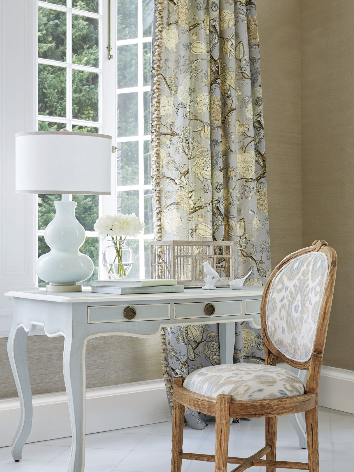 Scalamandre SC 000427015 SPRING GREEN TASHKENT VELVET Fabric - Eade's Wallpaper