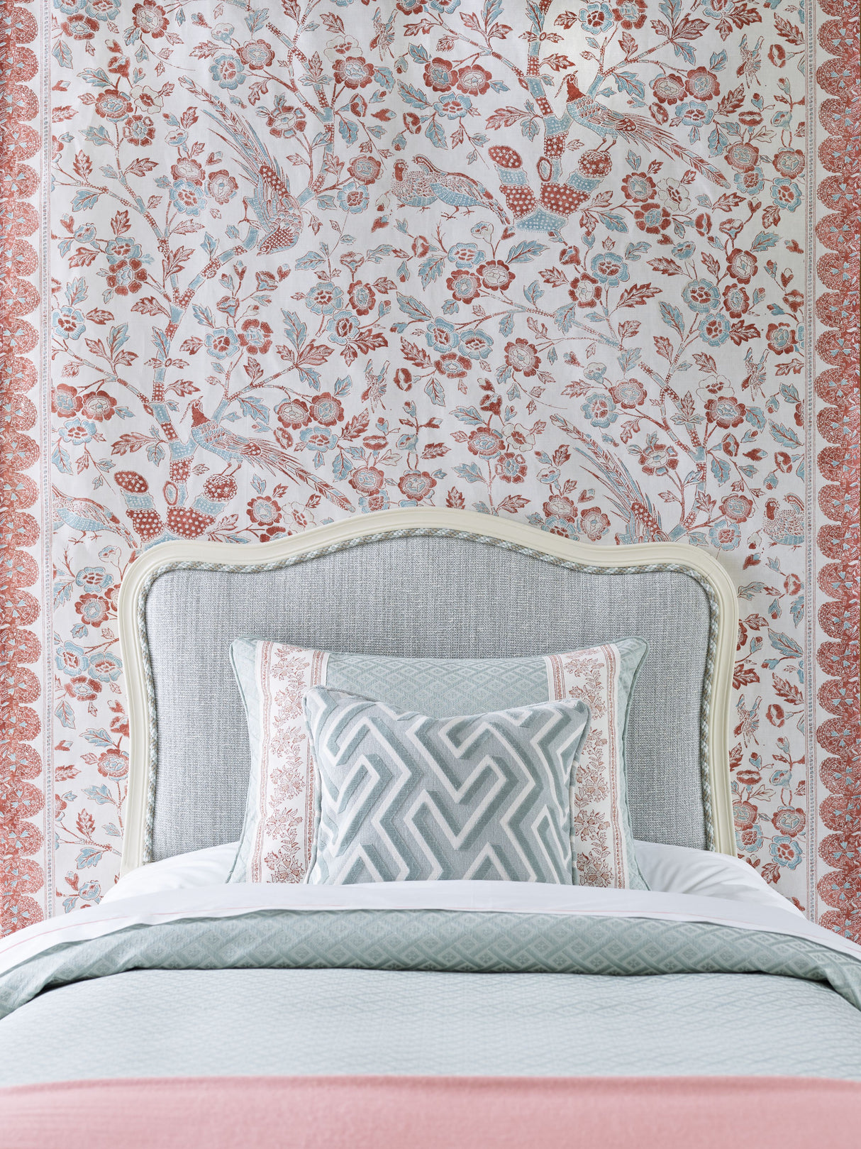 Scalamandre SC 000227237 HARBOR MAZE VELVET Fabric - Eade's Wallpaper