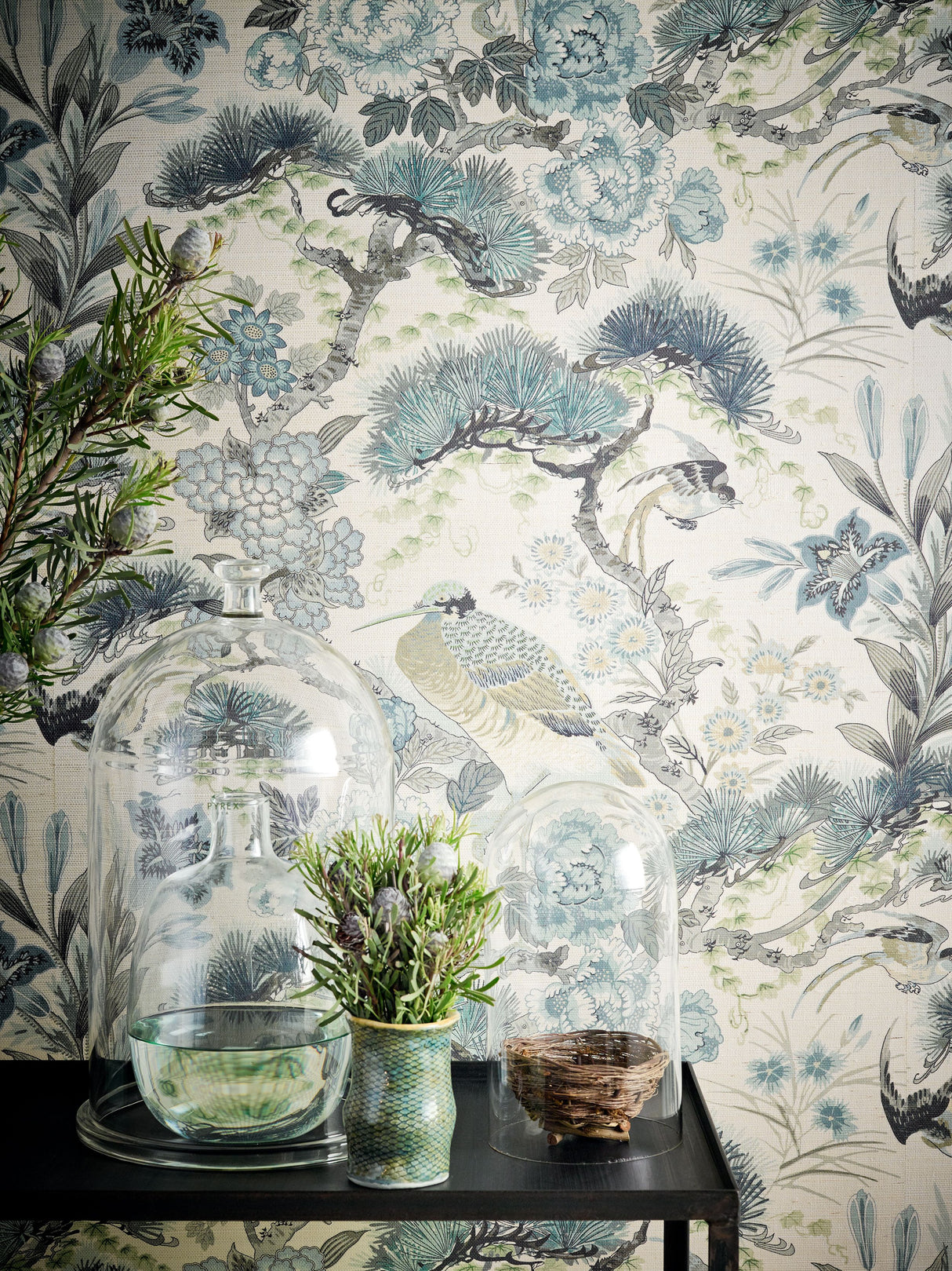 Scalamandre SC 0003WP88380 BLOOM SHENYANG SISAL WALLPAPER - Eade's Wallpaper